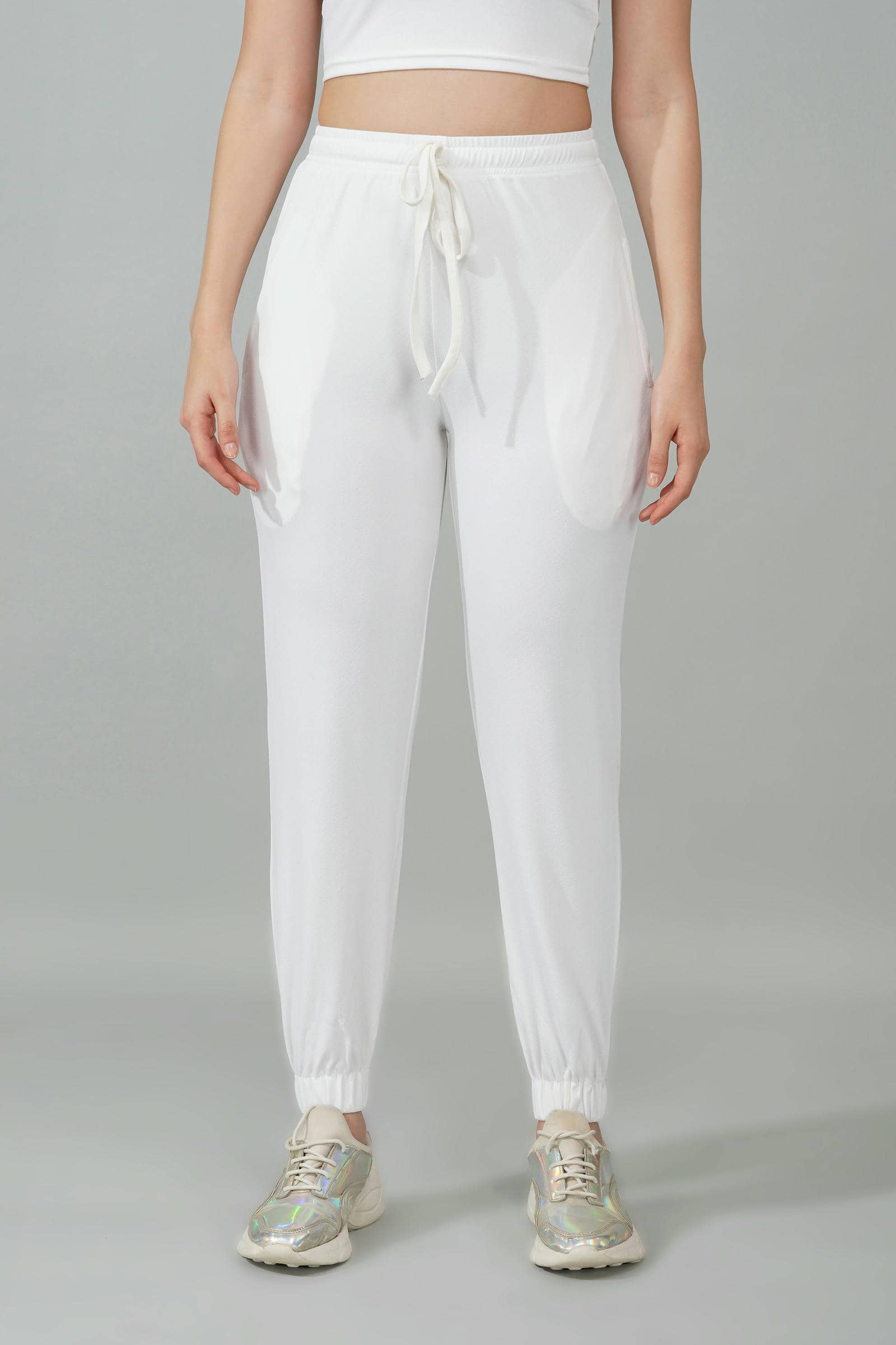 White Tank & Jogger Set