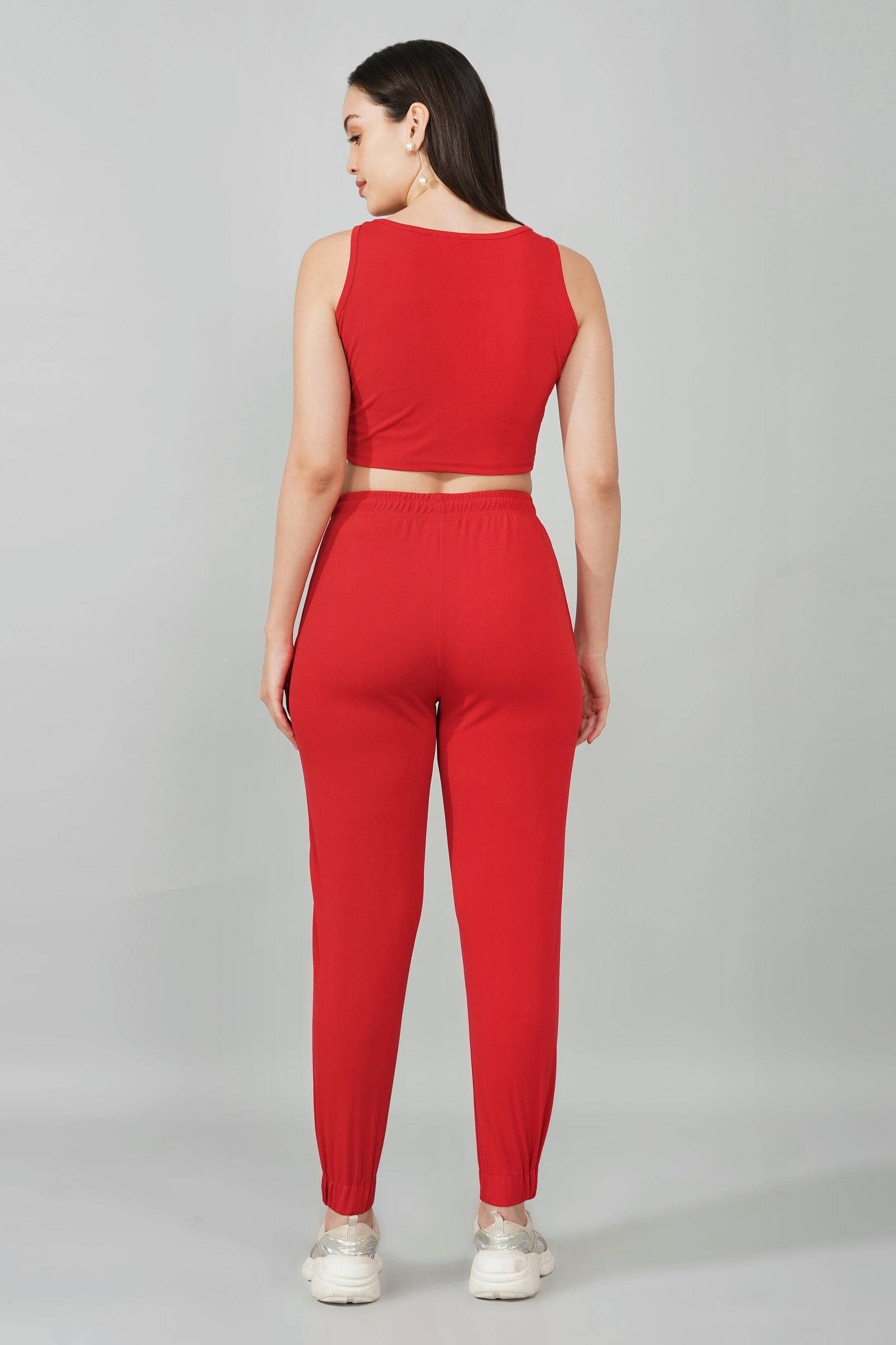 Red Tank & Jogger Set