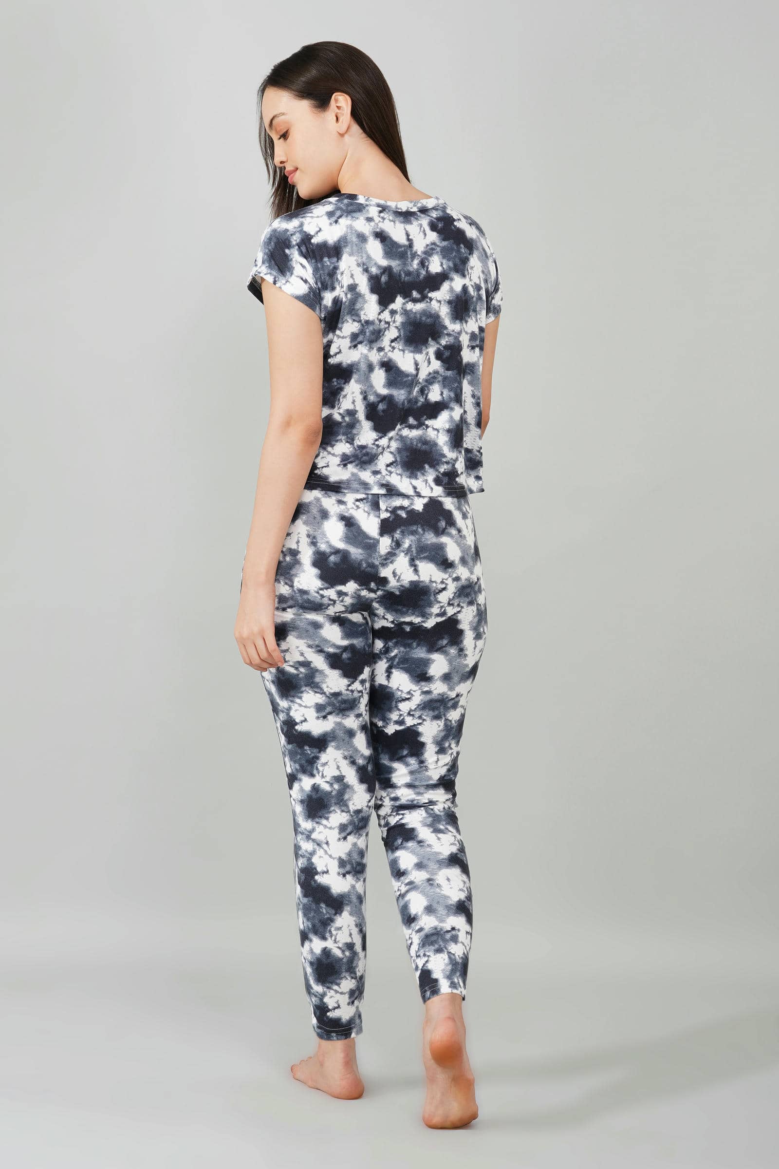 Blue Tie-Dye Coord Set