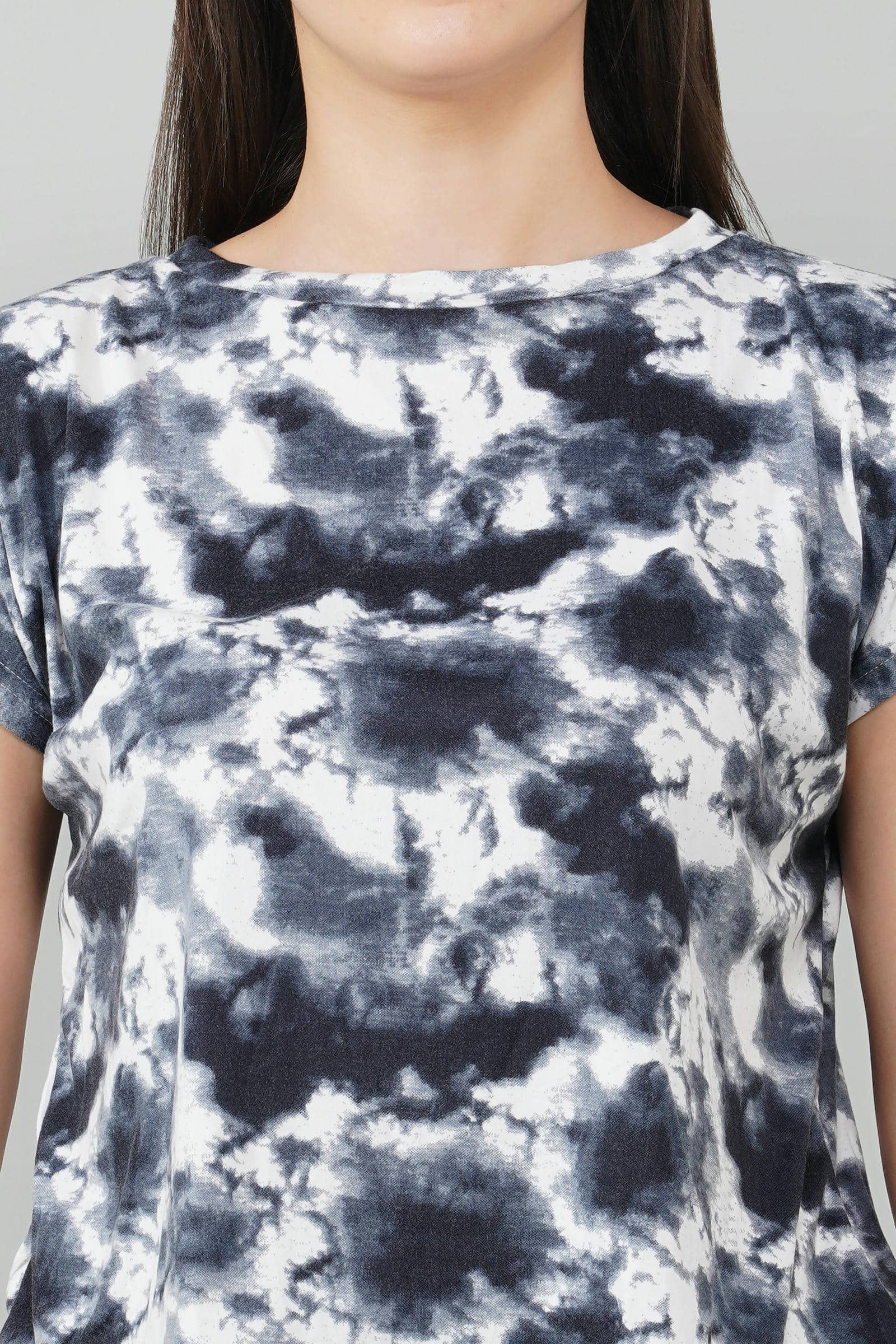 Blue Tie-Dye Coord Set