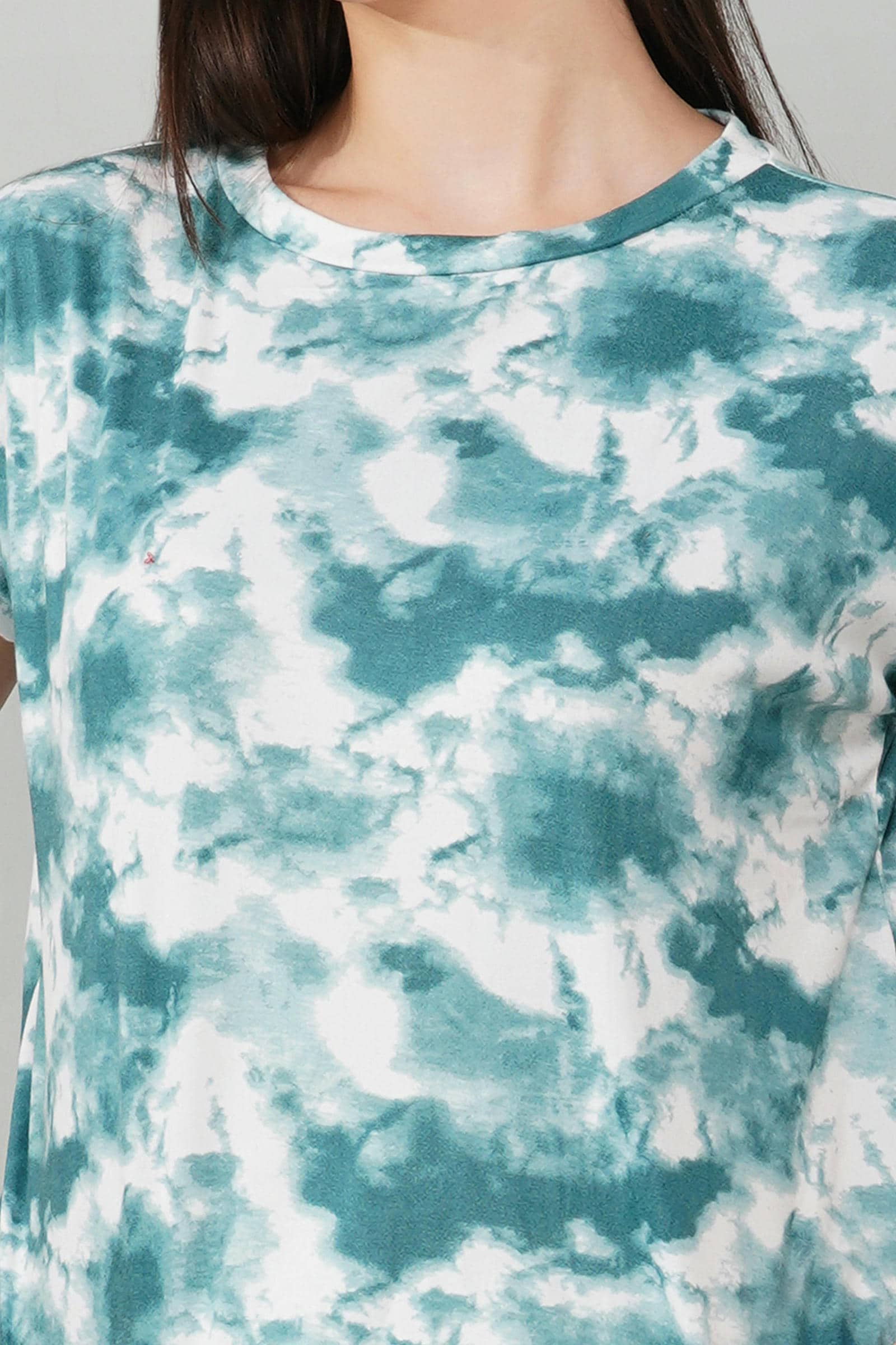 Green Tie-Dye Coord Set
